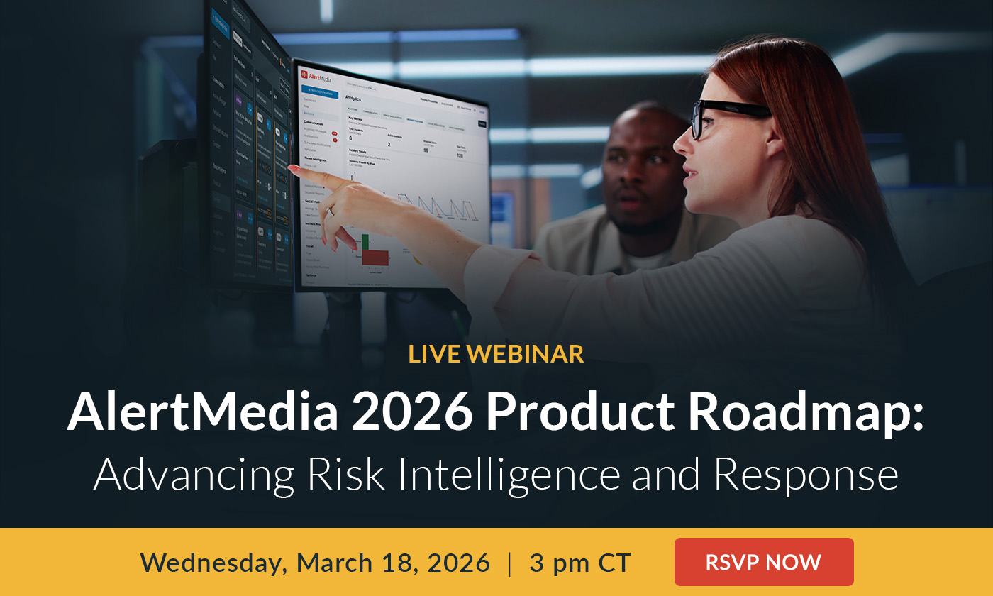 RSVP NOW for AlertMedia 2026 Product Roadmap